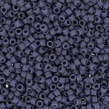 Miyuki delica beads 11/0 - Matte opaque steel blue - DB-2408